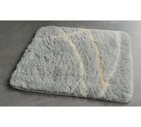 Spirella Motion Manhatten Alfombra De Baño Gris 55x65 Cm, Pelo 20 Mm