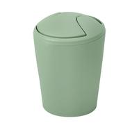 Spirella - Papelera basculante MOVE - Diseño moderno y compacto - Tapa extraíble y fácil de limpiar - Ideal para baño o cocina - Verde menta - 5L