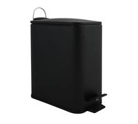 Spirella SP2495 Papelera Erik, Plástico, Negro