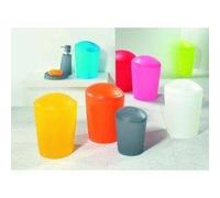 Spirella Papelera Move 5L Frosty/Pink 1210467, Blanco, 28 cm