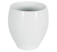 Spirella, Blanco colección Bali, Portacepillos de Dientes 9,5 cm, Porcelana, Ø9 X 9.5 Cm