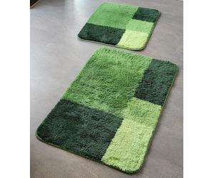 Spirella Prisco Green (Verde) Alfombra de Baño 60x90cm.