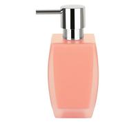 Spirella, Rosa colección Freddo, Dispensador de jabón líquido, Poliestirol, 7 x 7 x 15 cm
