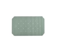 Spirella Ruby - Alfombrilla de Ducha (antibacteriana, Antideslizante, con ventosas, 70 x 40 cm, Caucho Natural), Color Verde