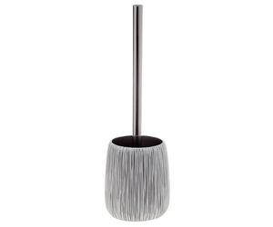 Spirella Set brosse WC Hollis Blanc Taupe Mat à Poser