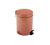 Spirella SP2757 Papelera con Pedal de Acero Sydney 5L Terracotta, Plástico, Terracota