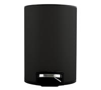 Spirella STEPBIN Riku 5L Matt-Black, Negro, 5 litros