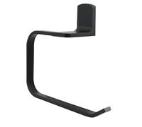 Spirella Taku Matt-Black Towel Holder, Negro Mate