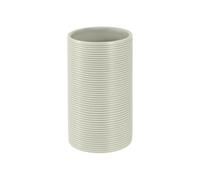 Spirella Tube Ribbed Portacepillos de Dientes, Gres, Gris, Ø6 X 10.5 Cm