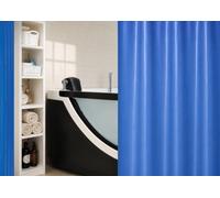 Spirella TWILL Cortina de Ducha Azul Electric 120x200 cm Vinilo Moderna