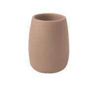 Spirella - Vaso de poliresina Sven Basil - Accesorio práctico y Elegante para tu baño - Fácil de Limpiar y Especialmente Resistente a la Humedad - Capuchino - 260 ml