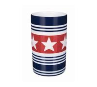 Spirella Vaso de Porcelana WAINSCOTT con Estampado de Estrellas