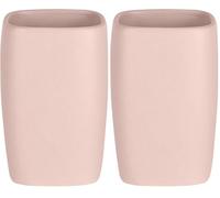 Spirella Vaso para Cepillo DE Dientes Rosa Pastel - Retro (Paquete de 2)