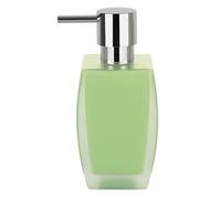 Spirella, Verde colección Freddo, Dispensador de jabón líquido, Poliestirol, 7 x 7 x 15 cm