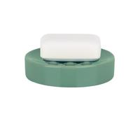 Spirella, Verde Oscuro colección Tube, Bandeja para pastilla de jabón 11 x 11 x 2.6 cm, Gres