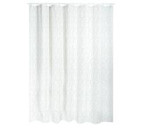 Spirella 180 x 200, Blanco colección Wet, Cortina de Ducha Textil, 100% Polyester