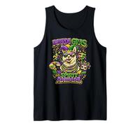 Spirit Animal Llama Alpaca Carnaval Beads Parade Mardi Gras Camiseta sin Mangas