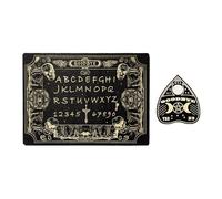 Spirit Board Game | Miniature Wooden Spirit Board | Dowsing Divination Tools with Planchette Metaphysical Home Decoration for 2+ Players