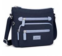 Spirit - Bolso cruzado grande de nailon resistente a salpicaduras para todos los días, bolsa de viaje unisex ligera con múltiples bolsillos y correa ajustable 5054