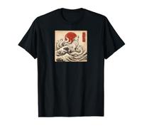 Spirit Fox Despierta Kitsune Kaiju japonés Mitología artística Camiseta gráfica económica