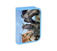 SPIRIT- Horses Estuches, Color Azul Claro (Gataric International Group 408088)