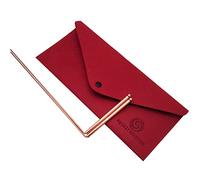 Spirit Hunter Caña de radiestesia de cobre al 99,9 % - Detecta oro, agua, caza de fantasmas, etc. - 2 varillas de adivinación con bolsa.