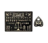 Spirit Juego de mesa Spirit Cutting Board, miniatura de madera, autoridad de emergencia, herramientas de probabilidad metafísica, decoración del hogar con planchette para cumpleaños y Halloween