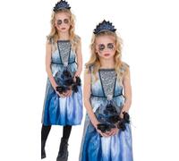 Spirit Novia Fantasma Zombie Costume Niña Halloween Disfraz Niños Edad 4