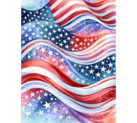 Spirit of America Composition Notebook Wide Ruled 100 Pages: Stars & Stripes For Back to School Journal and Note Taking