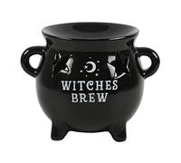 Spirit of Equinox Witches Brew - Quemador de Aceite de caldero Negro con Estrella Recortada, Gran Idea de Regalo para Cualquier Persona con interés en brujería o Magia, Halloween