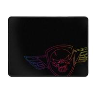 Spirit of Gamer - Alfombrilla de ratón Gamer Series DARSKULL XL Negro - Superficie de Tela con Borde Coso - Base Antideslizante de Goma - Compatible con ratón óptico/láser - Dimensiones: 44x33x 0,3cm