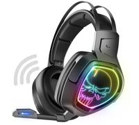 Spirit of Gamer | Auriculares Gaming Inalambricos RGB | Compatible PS5, PS4, Switch & PC | Cascos Gamer con Microfono | Tecnología inalámbrica de 2,4 GHz | Sonido 7.1 inmersivo | Aros Ajustables