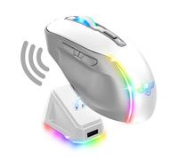 Spirit of Gamer Elite M50 Ratón Gaming Óptico Inalámbrico 8000 DPI Blanco