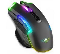 Spirit of Gamer Elite M70 Ratón Gaming Inalámbrico RGB 4800 DPI Negro