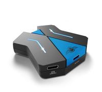 Spirit of Gamer Hub Crossgame adaptador conversor de mandos negro y azul para Xbox One, PS4/PS3 y Nintendo Switch