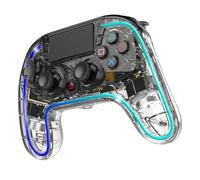 Spirit of gamer neon bluetooth transparente gamepad analógico playsta