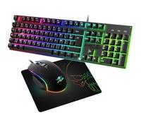 Spirit Of Gamer Pack 3 en 1: Teclado, ratón y Alfombrilla Ultimate 100 | Juego 3 en 1, teclado, ratón y alfombrilla