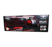 SPIRIT OF GAMER - PACK ES 3IN1 PRO MK3 QWERTY - Teclado de Jugador Retroiluminado Anti-Ghosting de 26 Teclas y 4 Macros / Ratón 7 Botones Programables 3200 DPI / Alfombrilla Ratón / PS4 / XBOX ONE