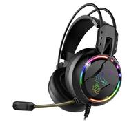 SPIRIT OF GAMER - PRO-H7 - Auriculares de audio Pro Gamer - Polipiel - Micrófono flexible - Retroiluminación LED arco iris - Multiplataforma PC y Consola