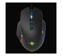 Spirit Of Gamer Pro M1, Raton Gaming con Cable, 7 Botones Programables, Sensor Óptico 8000 dpi, Retroiluminación RGB Personalizable, Raton Ergonómico con Apoyo para el Pulgar