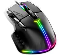 Spirit of Gamer Pro M5 RGB Ratón Gaming 12800DPI Negro