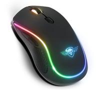 Spirit Of Gamer Pro M9, Raton Inalambrico Gaming Simétrico, 6 Botones programables, Sensor Óptico 4200 dpi, 6 Efectos de retroiluminación RGB Personalizables, Mouse Gaming Ergonómico Recargable