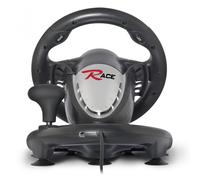 Spirit of Gamer SOG-RWP - Volante de Juego para Ordenador portátil/PS2/PS3, Color Negro