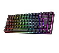 SPIRIT OF GAMER - Teclado Inalambrico RGB - Teclado Gaming TKL 65% - Teclas Semimecánicas Incluyendo 25 Anti-Ghosting - Conectividad Inalámbrica y Bluetooth - Compatible PC Gamer, Smartphone, Tablet