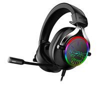 SPIRIT OF GAMER - XPERT H600 - USB PC Gaming Headset Sound 7.1 Virtual Surround - RGB LED - Negro - Micrófono de reducción de ruido - PS5 / XBOX X / PS4 / XBOX ONE