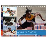 Spirit of Motion (Tischkalender 2026 DIN A5 quer), CALVENDO Monatskalender: Sportlerinnen und Sportler in Aktion