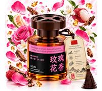 Spirit of Reon Perfume para coche de 60 ml - Perfume y ambientador para coche de alta calidad, cultura asiática, accesorios para coche (rosa oscura)