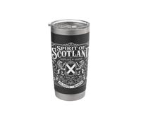 Spirit of Scotland Lion Rampant Slainte Mhath Label Vaso térmico de acero inoxidable de doble pared