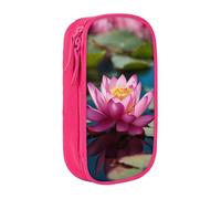 Spirit of The Lotus - Estuche práctico con múltiples compartimentos, para oficina, viajes, escuela, arte, suministros diarios, Pink, Talla única, Bolsillo para el paquete