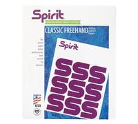 Spirit® Papel de transferencia de tatuajes a mano alzada, 21,6 x 28 cm, tamaño A4, papel de plantilla de tatuaje a mano alzada, certificado vegano con cera vegetal, papel de tatuaje de fácil